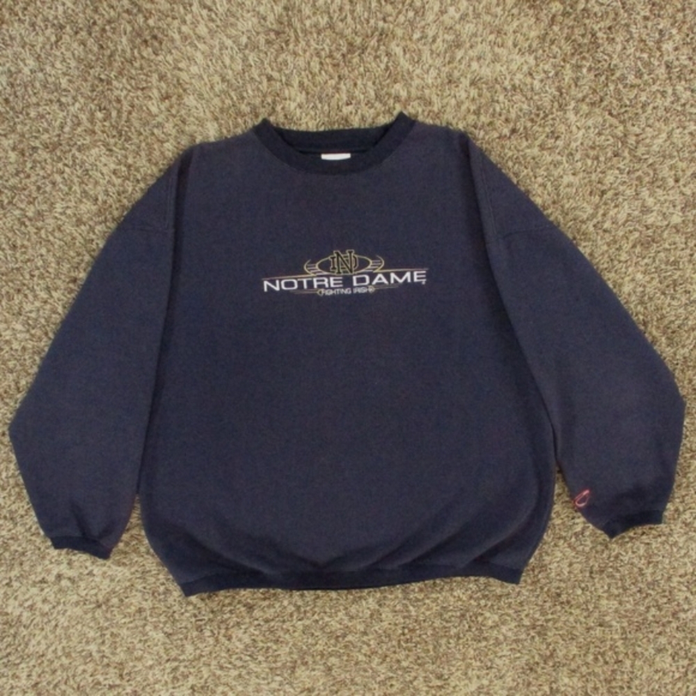 Notre Dame Navy Crewneck Sweater